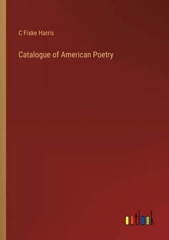 Paperback Catalogue of American Poetry Book