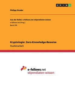Paperback Kryptologie: Zero-Knowledge-Beweise [German] Book