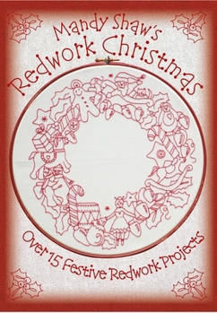 Paperback Mandy Shaw's Redwork Christmas Book
