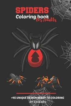 Paperback spiders Coloring Book for Adults: An Amazing Activities coloring book For Adults For Spiders Lovers Book