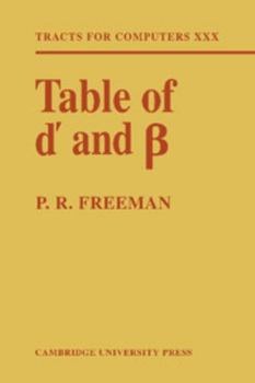 Paperback Table of D' and &#946; Book