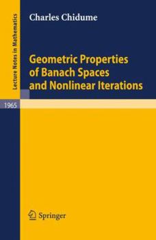 Paperback Geometric Properties of Banach Spaces and Nonlinear Iterations Book