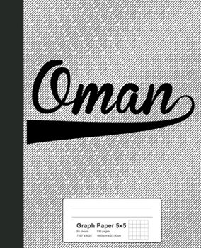 Paperback Graph Paper 5x5: OMAN Notebook Book