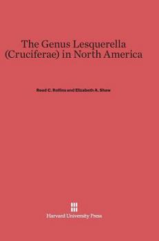 Hardcover The Genus Lesquerella (Cruciferae) in North America Book
