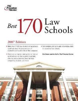 Paperback Best 170 Law Schools Book