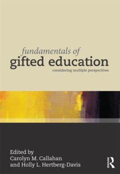 Paperback Fundamentals of Gifted Education Book