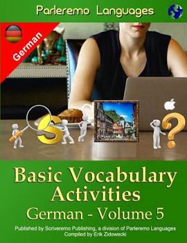 Paperback Parleremo Languages Basic Vocabulary Activities German - Volume 5 [German] Book