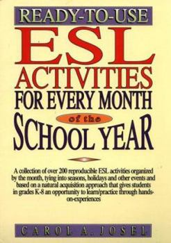 Spiral-bound Ready-To-Use ESL Activities for Every Month of the School Year Book