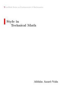 Paperback Style in Technical Math Book