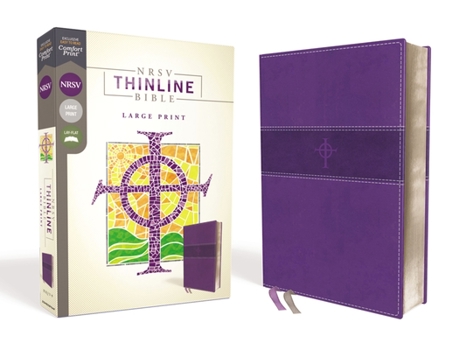 Imitation Leather Nrsv, Thinline Bible, Large Print, Leathersoft, Purple, Comfort Print [Large Print] Book