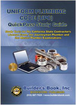 CD-ROM 2012 Uniform Plumbing Code (UPC) QuickPass Study Guide CD-ROM Book