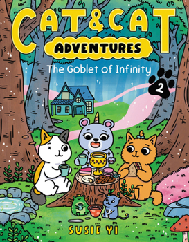 Cat & Cat Adventures: The Goblet of Infinity: A Graphic Novel Book Cover