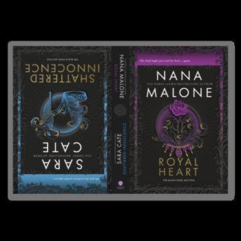 Shattered Innocence & Royal Heart: Books 5 & 6 in the Dark Romance Fairy Tale Retelling Series (Black Rose Auction Book 5 & 6)