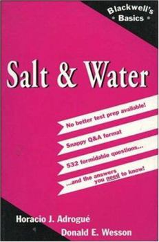 Paperback Salt & Water (Blackwell's Basics of Medicine) Book