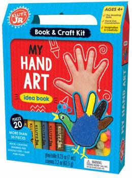 Product Bundle My Hand Art [With Book and POM-Poms, Googly Eyes, Glue and Crayons] Book