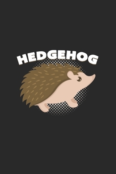 Hedgehog: 6x9 Hedgehogs  | blank with numbers paper | notebook | notes