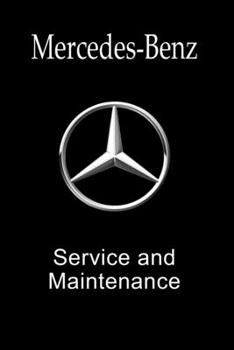 Paperback Mercedes-Benz Vehicle Service and Maintenance Book