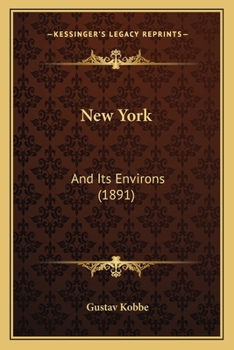 Paperback New York: And Its Environs (1891) Book