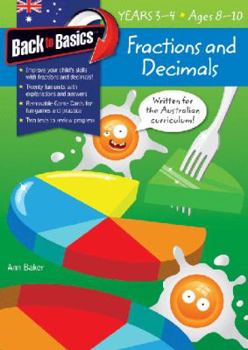 Paperback Back to Basics - Fractions and Decimals Years 3-4 (Back to Basics) Book