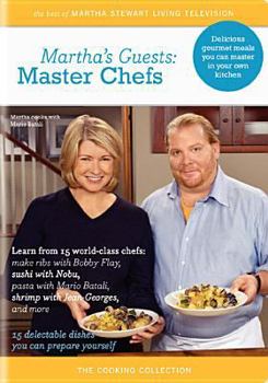 DVD Martha's Guests: Master Chefs Book