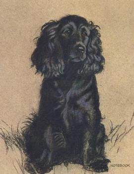 Paperback Notebook: Cecil Aldin Cocker Spaniel Journal College Ruled Large 110 Pages Book