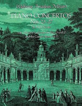 Paperback Piano Concertos Nos. 23-27 in Full Score Book