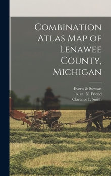 Hardcover Combination Atlas Map of Lenawee County, Michigan Book