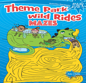 Paperback Spark Theme Park Wild Rides Mazes Book