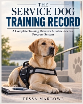 Paperback THE SERVICE DOG TRAINING RECORD: A Complete Training, Behavior & Public-Access Progress System Book