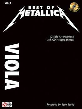 Paperback Best of Metallica for Viola - Instrumental Solos Book/Online Audio [With CD (Audio)] Book