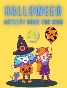 Paperback Halloween Avtivity Book for Kids Book