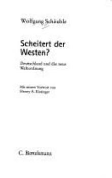 Hardcover Scheitert der Westen? [German] Book