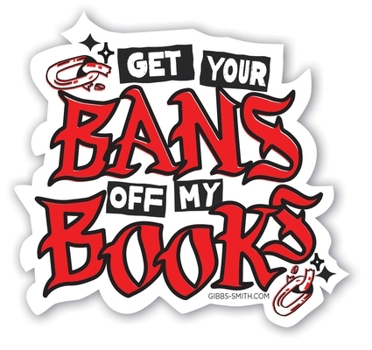 Paperback Get Your Bans Off My Books Sticker Book