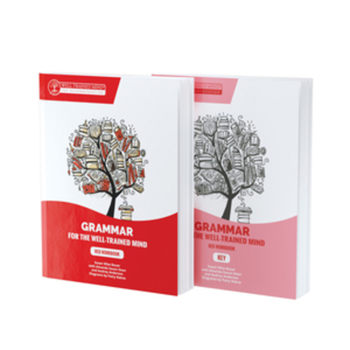 Paperback Red Bundle for the Repeat Buyer: Includes Grammar for the Well-Trained Mind Red Workbook and Key Book