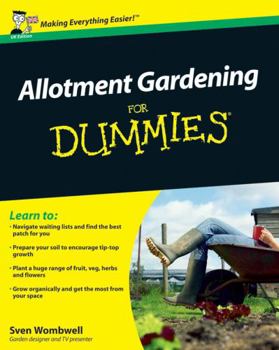 Paperback Allotment Gardening for Dummies Book