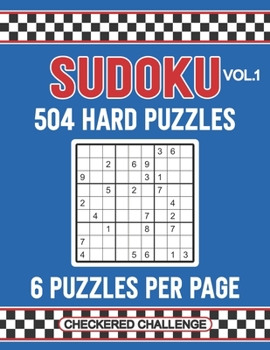 Paperback 504 Hard Sudoku Puzzles Volume 1: Fun and Relaxing Number Puzzles for Adults and Teens Book