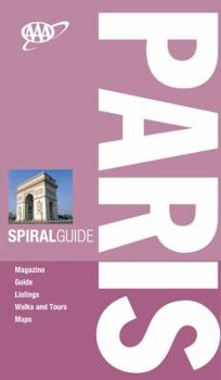 Spiral-bound AAA Spiral Paris Book