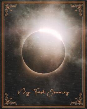 Paperback My Tarot Journey: Large 110-page three-card draw journal for daily tarot readings, Lunar Eclipse Book