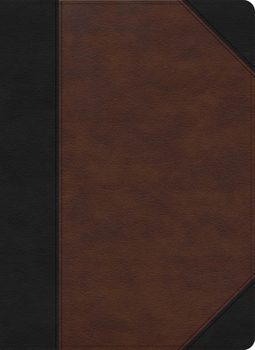 Imitation Leather CSB Verse-By-Verse Reference Bible, Black/Brown Leathertouch Book