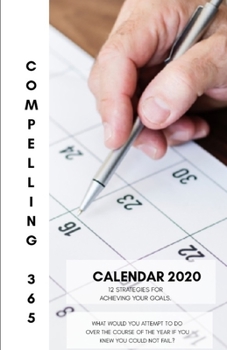 Paperback Calendar 2020: 12 Strategies for achieving your goals Book