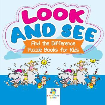 Paperback Look and See Find the Difference Puzzle Books for Kids Book