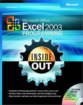 Paperback Microsoft Office Excel 2003 Programming Inside Out [With CDROM] Book