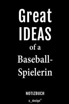 Notizbuch für Baseball-Spieler / Baseball-Spielerin: Originelle Geschenk-Idee [120 Seiten liniertes blanko Papier] (German Edition)
