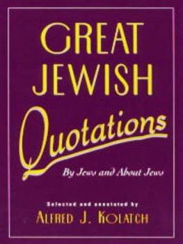 Hardcover Great Jewish Quotations Book