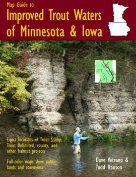 Paperback Map Guide To Improved Trout Waters Of Minnesota & Iowa Book