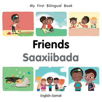 Board book My First Bilingual Book-Friends (English-Somali) Book