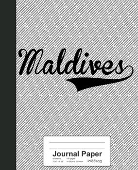 Paperback Journal Paper: MALDIVES Notebook Book