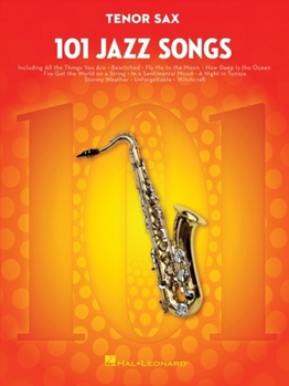Paperback 101 Jazz Songs: Tenor Sax Book