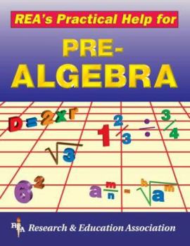 Paperback Rea's Practical Help for Pre-Algebra Book