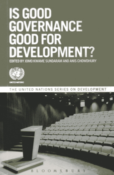 Paperback Is Good Governance Good for Development? Book